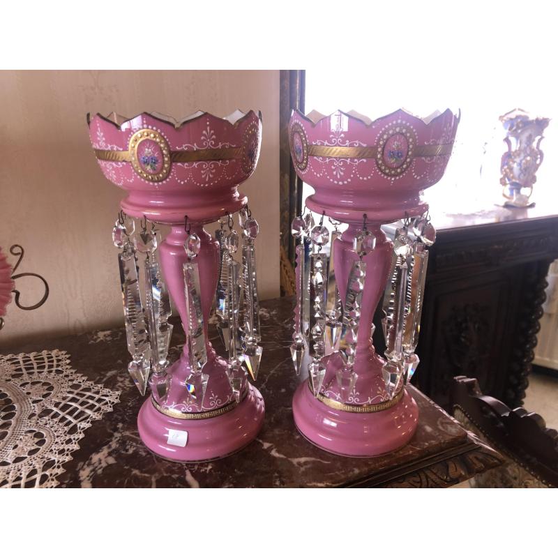 Antieke / oude decoratieartikelen - Opaline Kelken - 2 stuks