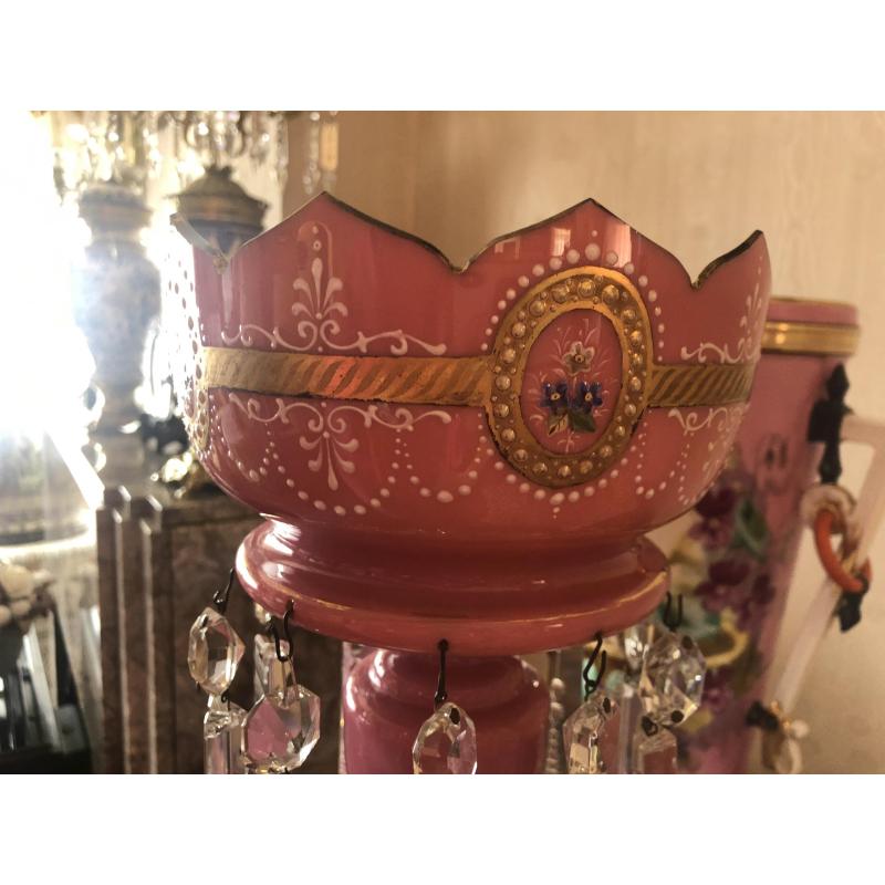 Antieke / oude decoratieartikelen - Opaline Kelken - 2 stuks