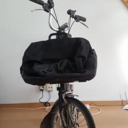 Zwarte Brompton (6 versnellingen) amper gebruikt