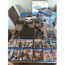 Playstation 4 1tb   VR bril (volledig pakket)