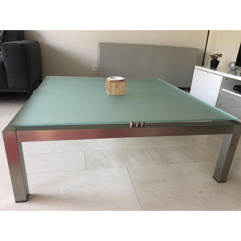 Glazen salon tafel Italiaans design