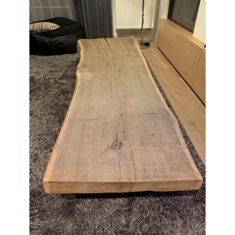Boomstam salontafel Franse eik