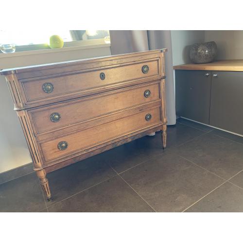 Oud houten lade kast