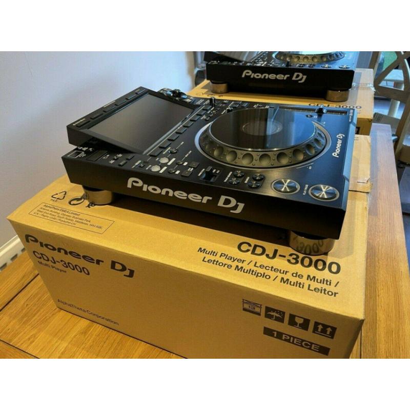 Pioneer CDJ-3000 Multi-Player / Pioneer DJM-A9 DJ Mixer / Pioneer DJ DJM-V10-LF Mixer / Pioneer DJM-S11 / Pioneer CDJ-2000NXS2 / Pioneer DJM-900NXS2 DJ-Mixer
