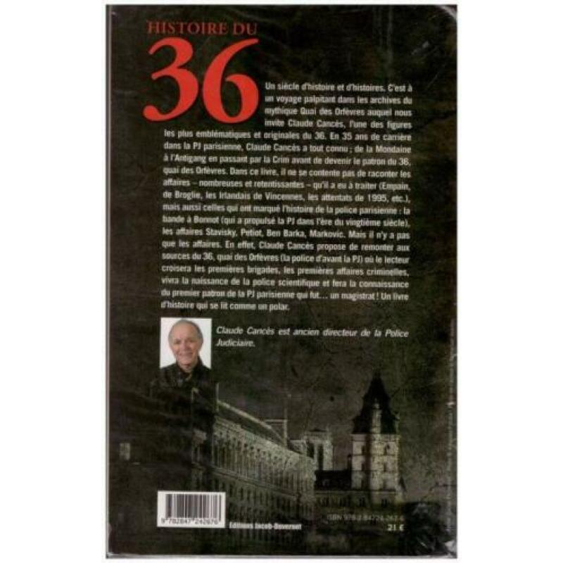 Claude Cancès - Histoire du 36, Quai des Orfèvres