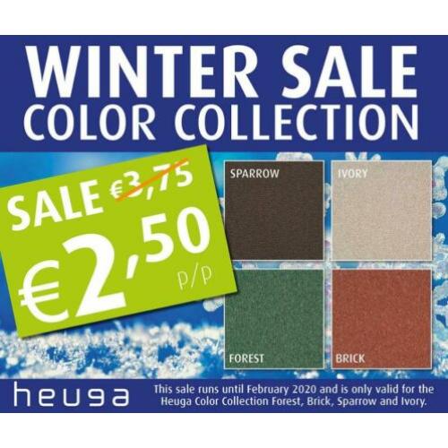 HOGE KORTING! Heuga Color Collection Tapijttegels 5 kleuren