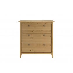 Tweepersoons bed Emile. Massief grenen hout.