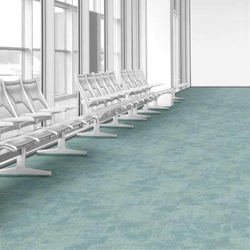 Mintgroene Composure CQuest BioX Tapijttegels in Betonlook
