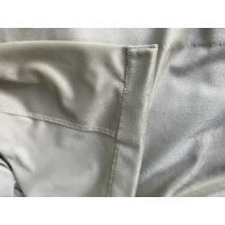 Wave gordijnen velours beige