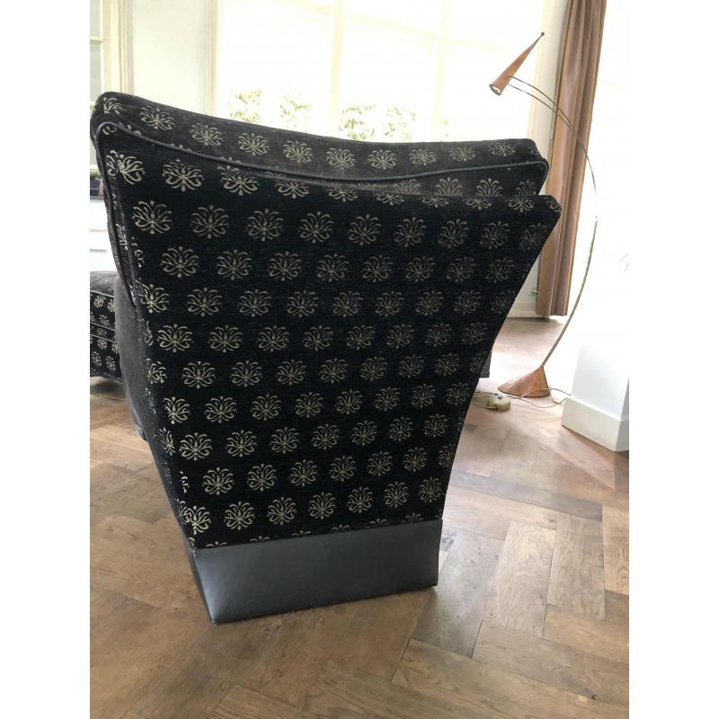 Chaisse longue en Fauteuil met hocker