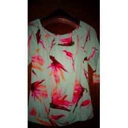Pastelgroene blouse
