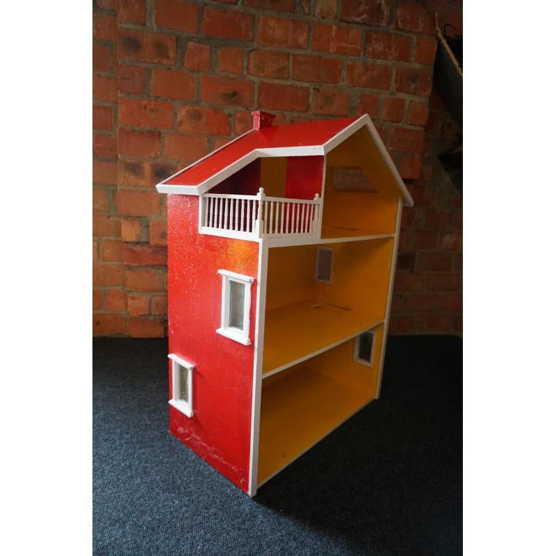 Houten poppenhuis