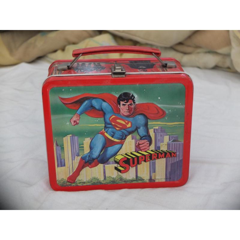 Vintage Superman lunchbox met thermosfles 1978