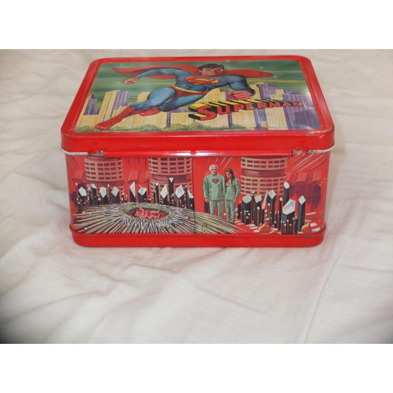 Vintage Superman lunchbox met thermosfles 1978