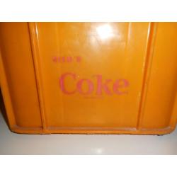 Coca-Cola krat van Nederlandse bodem - jaren '80 oranje/rood