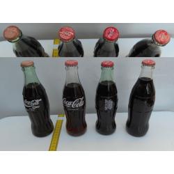 25 Coca-Cola flessen kroonkurk relief contourfles - PARTIJ