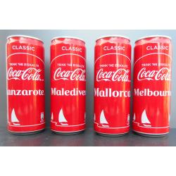 15 duitse Trink 'ne Eiskalte Coca Cola blikjes - Classic