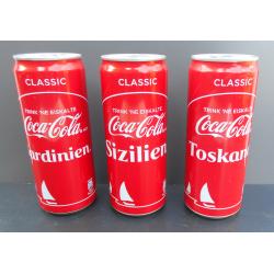 15 duitse Trink 'ne Eiskalte Coca Cola blikjes - Classic