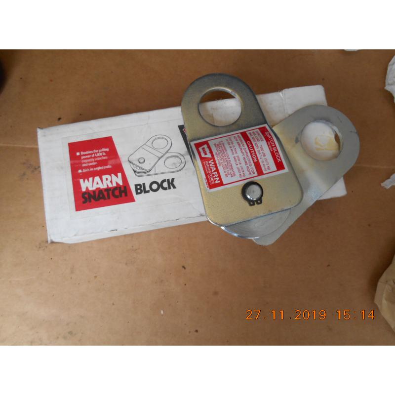 Snatch block warn