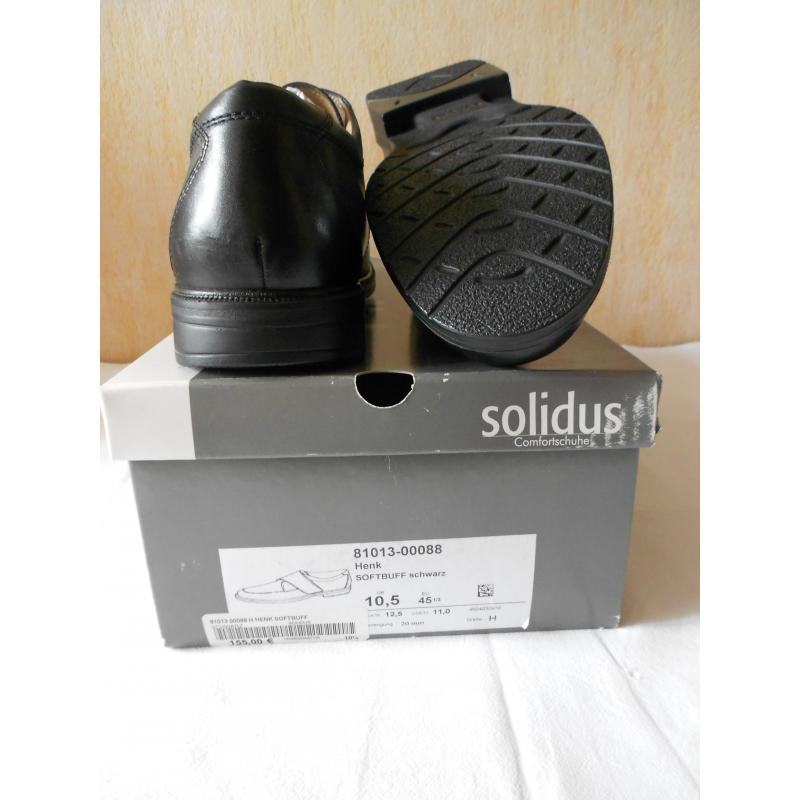 Nieuwe schoenen SOLIDUS zwart maat 10,5