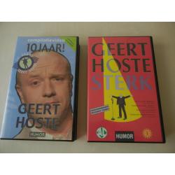 2 video's Geert Hoste (VHS)