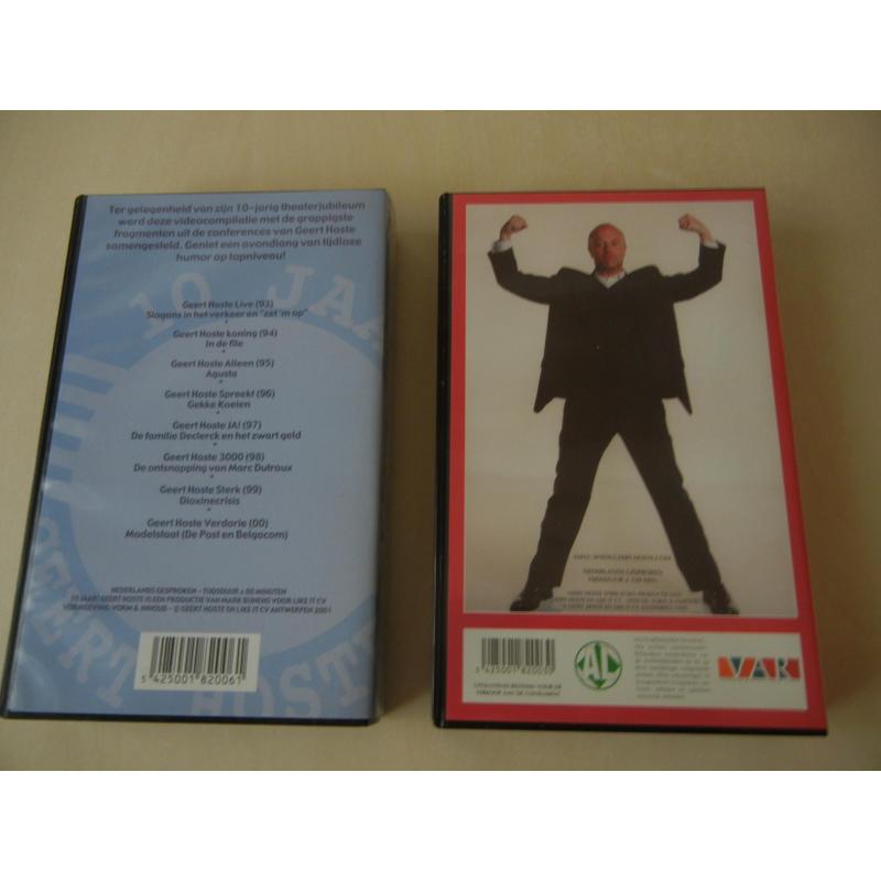 2 video's Geert Hoste (VHS)