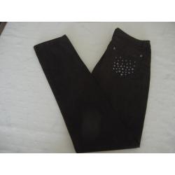 Bruine jeans dames - merk Spirituel - maat 40