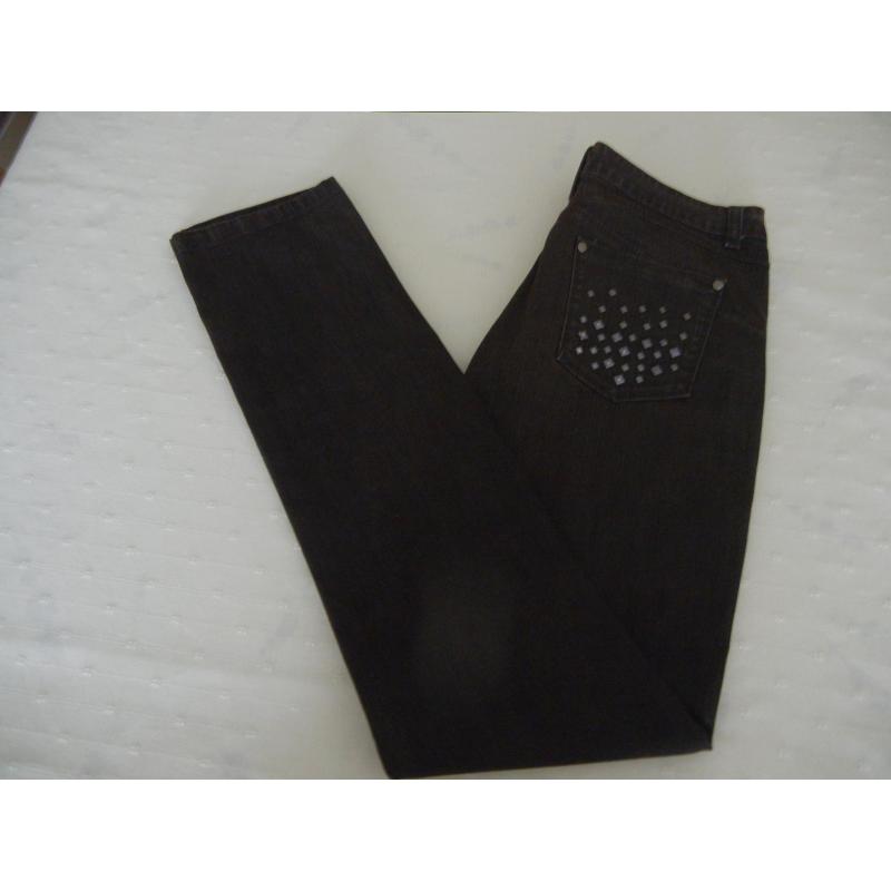 Bruine jeans dames - merk Spirituel - maat 40