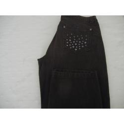 Bruine jeans dames - merk Spirituel - maat 40