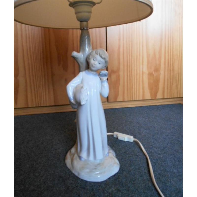 Vintage Lampenkap met kind