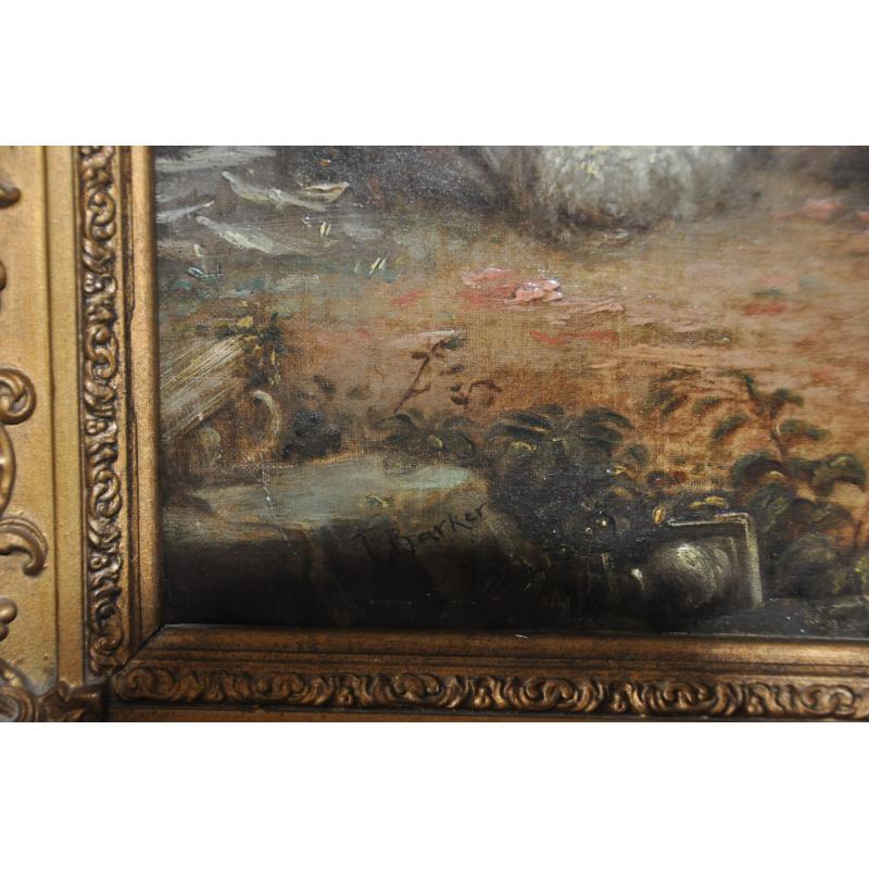 Schilderij T  Barker