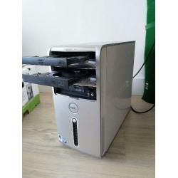 Te Koop een Dell Inspiron 531 met 64 Bit met 2,9 Ghz Computer met draadloos internet en een Mini Iomega Externe Harde Schijf met 500 Gb en een 18 Inch Dell Lcd