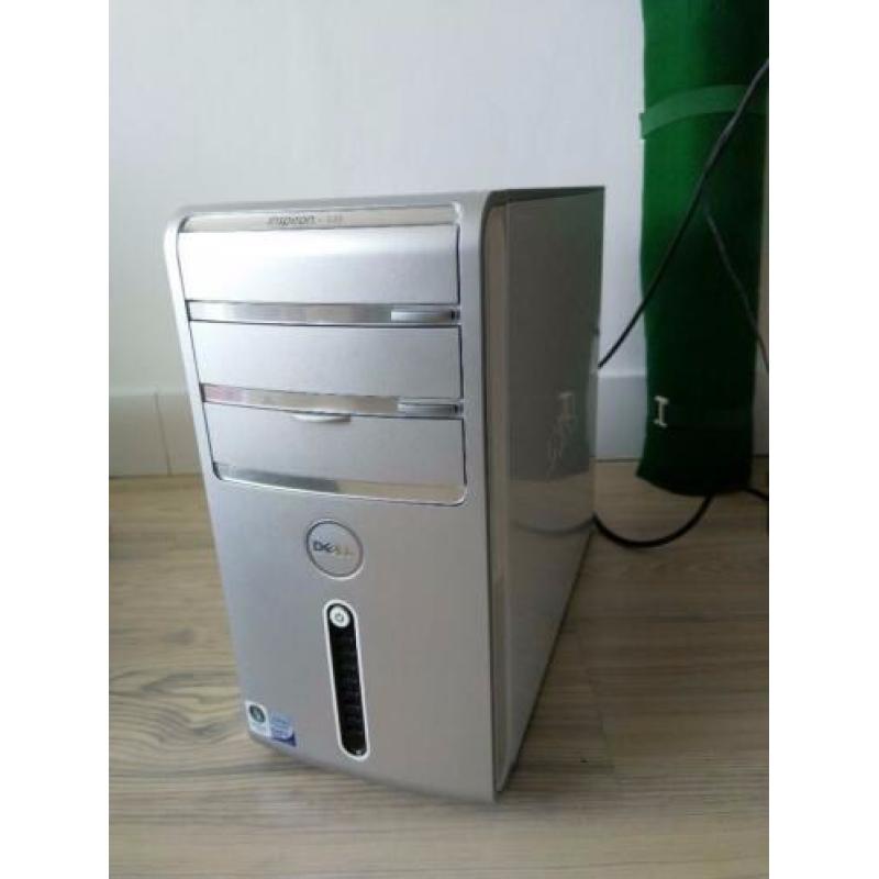 Te Koop een Dell Inspiron 531 met 64 Bit met 2,9 Ghz Computer met draadloos internet en een Mini Iomega Externe Harde Schijf met 500 Gb en een 18 Inch Dell Lcd