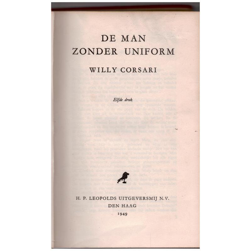 Willy Corsari - De man zonder uniform