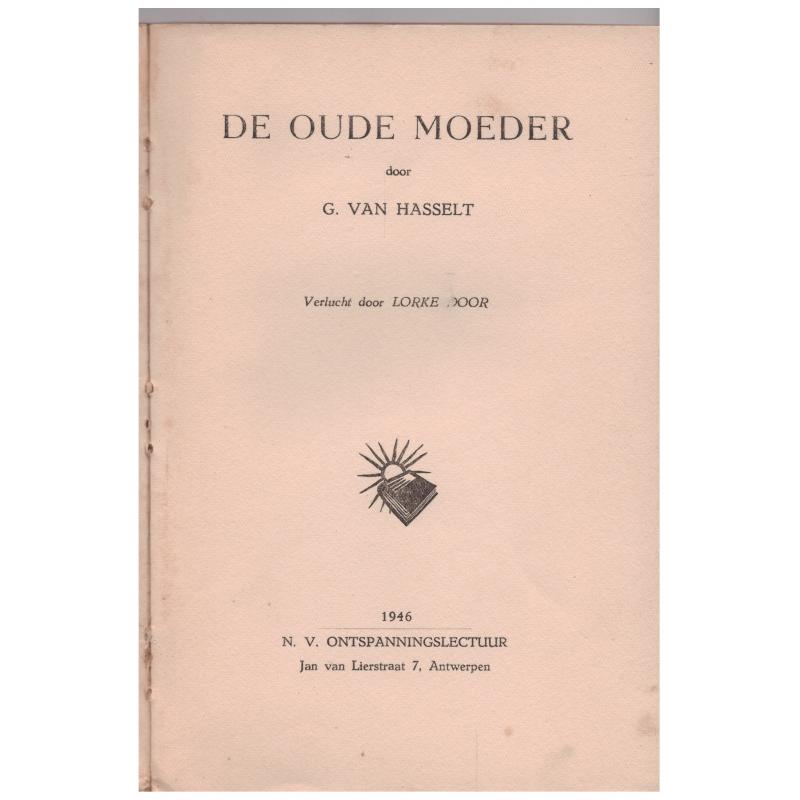 G. van Hasselt - De oude moeder