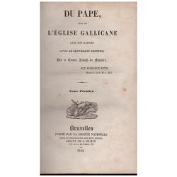 Joseph de Maistre - Du Pape