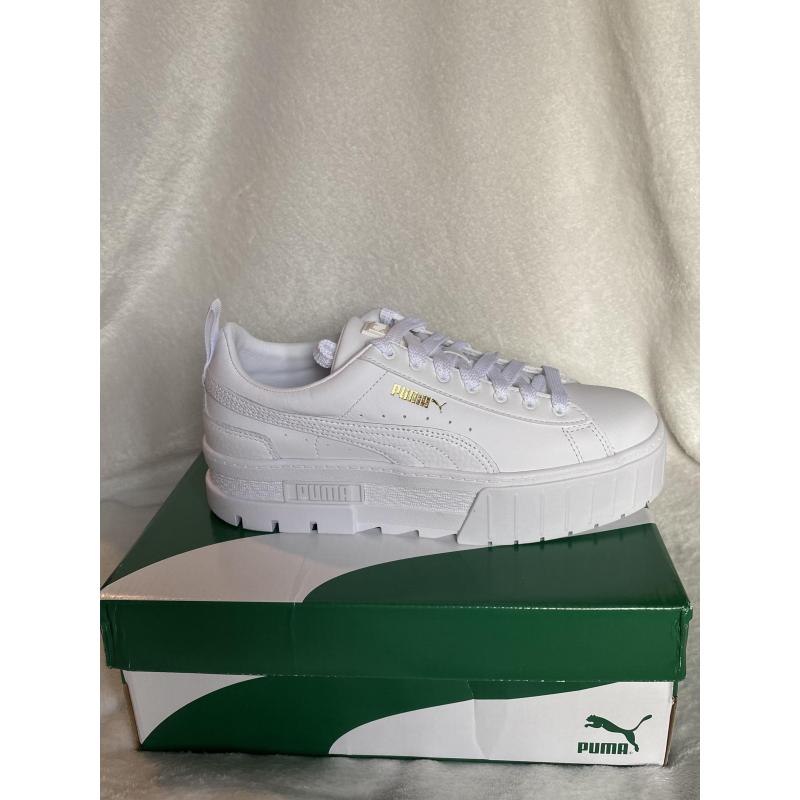 Puma mayze classic - sneakers laag -white