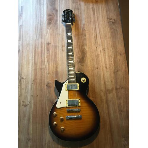 Epiphone Les Paul standard sunburst, Linkshandig/Left handed