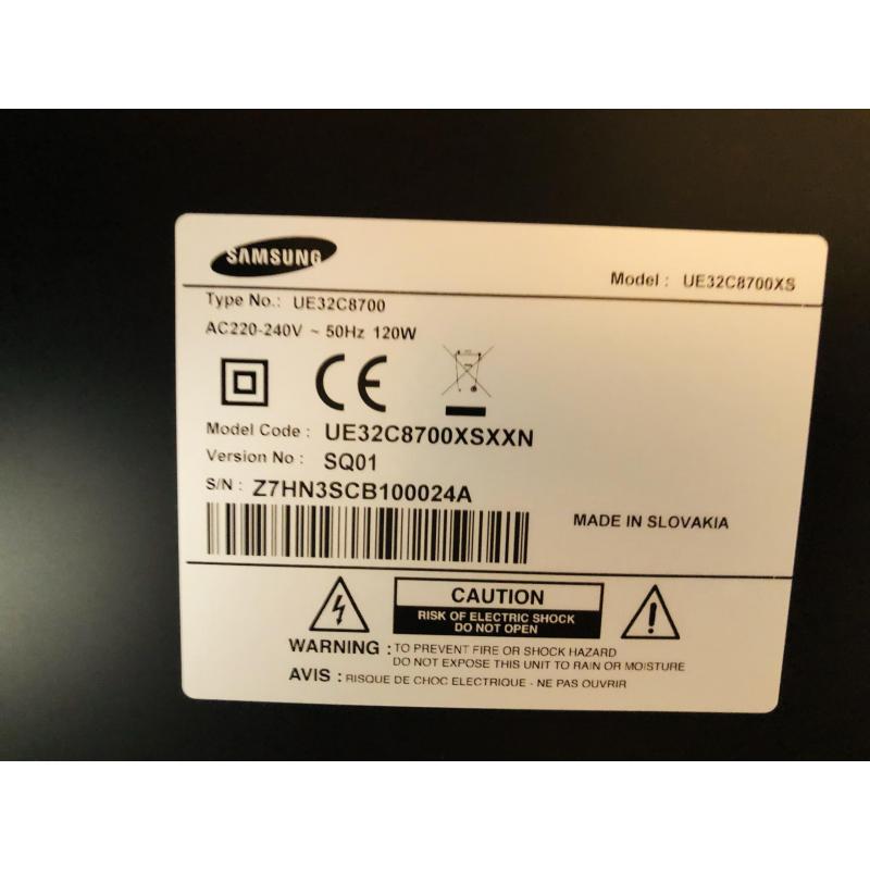 Samsung 32” Silver LCD tv met 1 jaar garantie