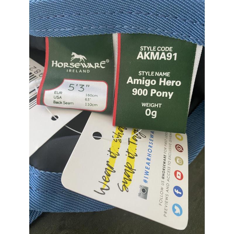 Horseware Amigo Hero ACY Pony Regendeken- NIEUW! - 0g - 5’3
