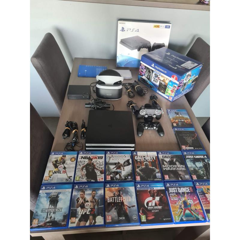 Playstation 4 1tb   VR bril (volledig pakket)