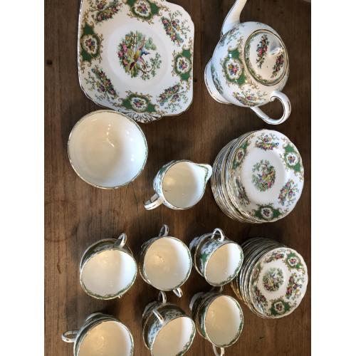 Vintage 12-delig thee servies