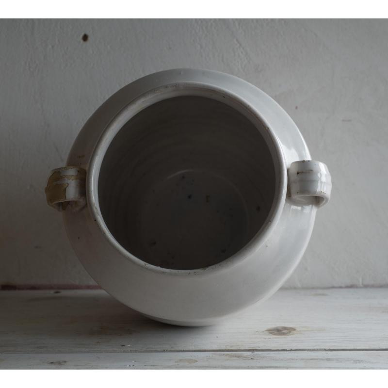 Witte Franse inmaak pot