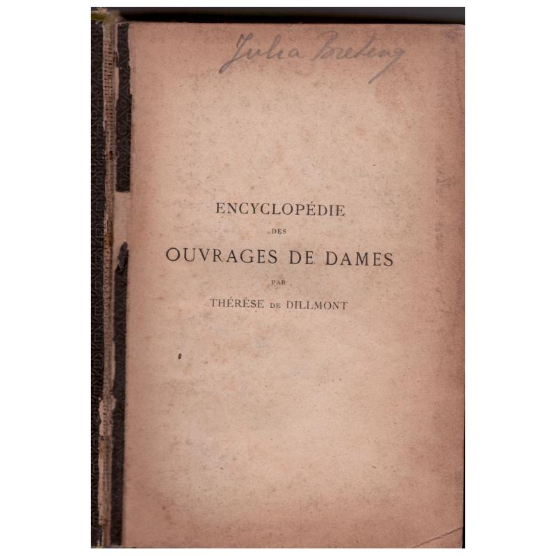 Thérèse de Dillmont - Encyclopédie des Ouvrages de Dames
