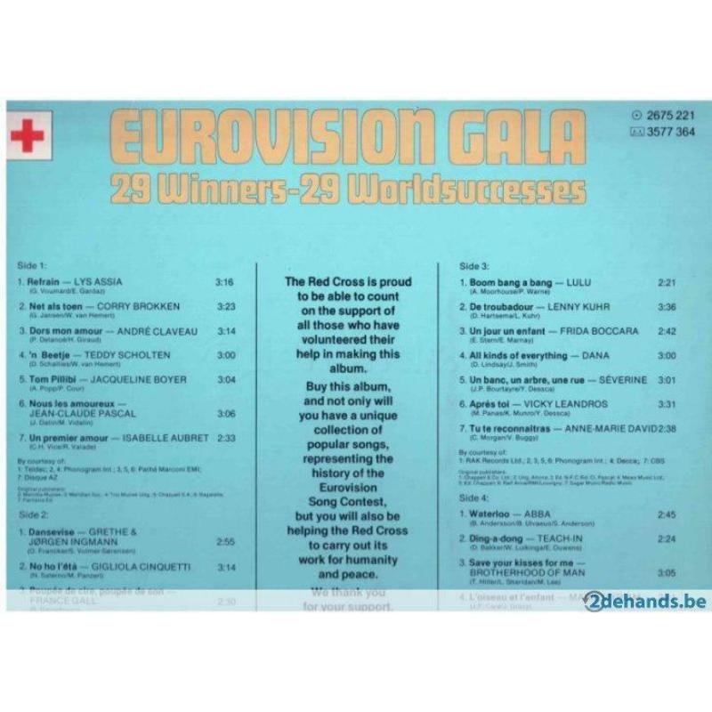 Eurovision Gala - 29 Winners - 29 Worldsuccesses
