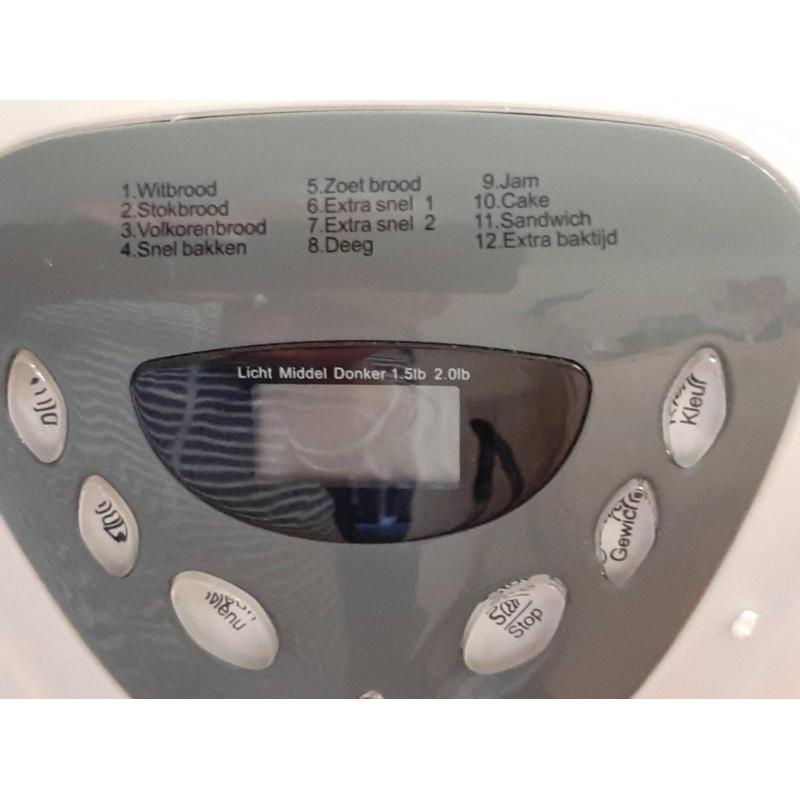 Broodbakmachine Everglades EV215 in perfecte staat