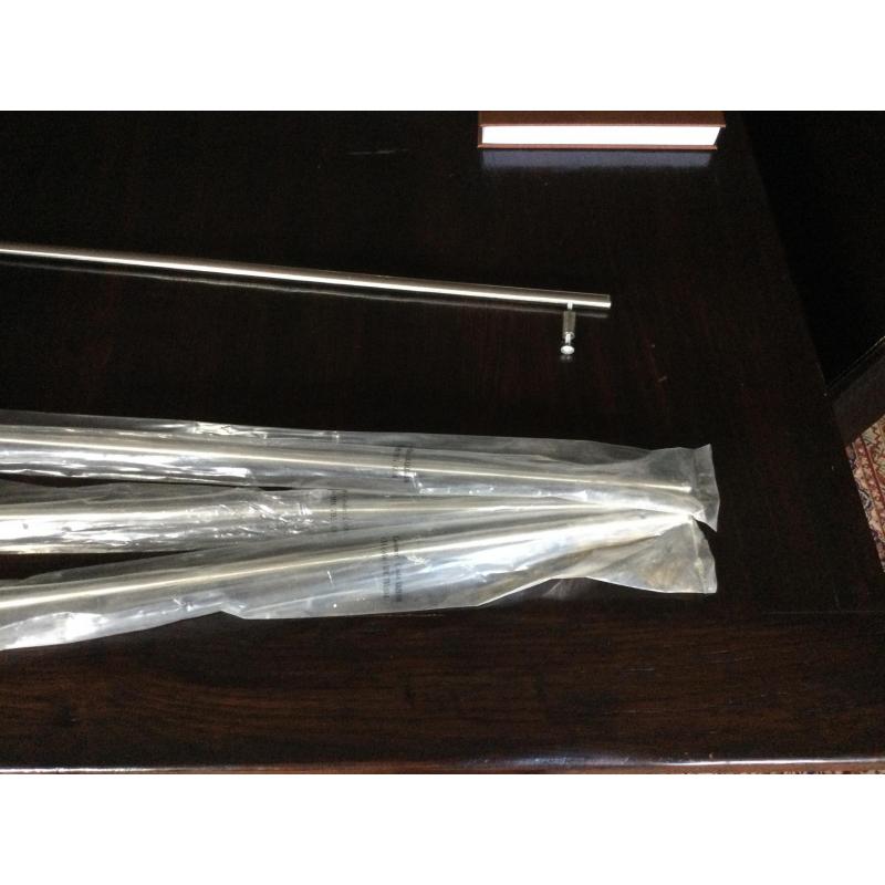 4 Handgrepen in inox voor lades 67 cm