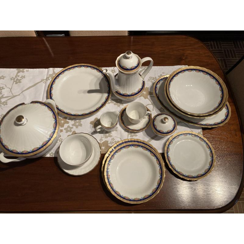 12 delig antiek servies