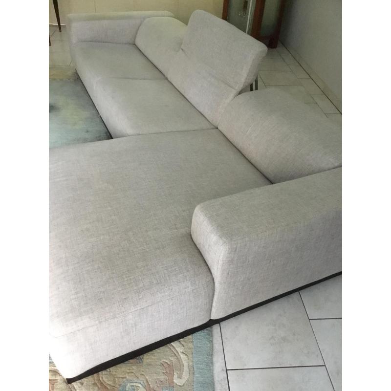 3-zit met chaise longue
