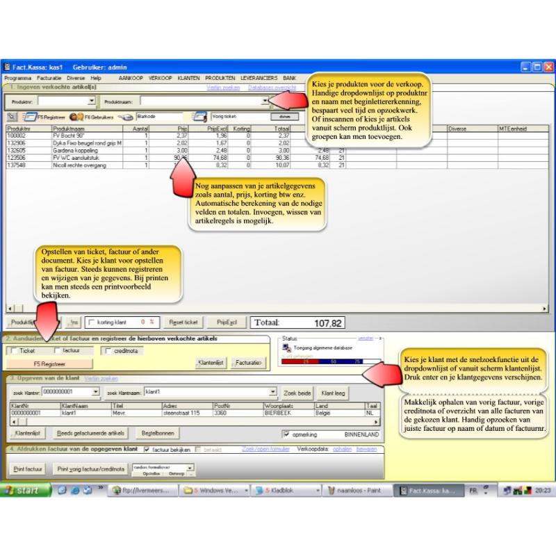 snel een facturatiesoftware kassasoftware geleverd